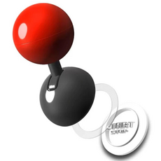 데일리쇼핑 자동차 부착형 조이스틱 시동버튼 스타트버튼 내부인테리어 튜닝 버튼 커버, 1개, 레드