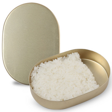 [추억의 옛날 양은 도시락통] 알루미늄 나들이 레트로 양철 도시락, 1개, 금색-타원 도시락