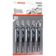 보쉬 T111C 목재용 직쏘날 5PCS, 1팩