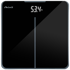 신일 전자식 정밀측정 강화유리 LED 디지털 체중계, SHM-5025, 블랙, 1개