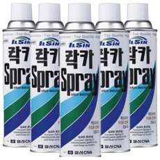 일신 락카 스프레이 1박스, 연회색, 10개, 420L