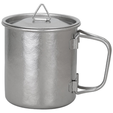 티토 티타늄 캠핑 싱글 머그컵 300ml, 1개, 실버