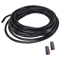 One Stop 裁切 VCTF 電線 黑色 3m + 2P 快速接線端子 2入組 1.5SQ X 2C, 1套