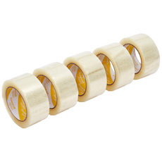 epacklab 투명 박스테이프 53MIC 48mm x 80m OPP 택배 포장테이프 이팩랩, 5개