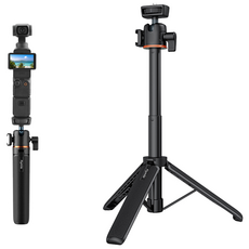 Flymile 360도 회전 확장 짐벌 삼각대 - OSMO Pocket 3/Insta360 X5/OSMO 360 호환 액션캠 3 in 1 휴대용 셀피봉, 1개, 54CM Tripod 1개, 54CM Tripod