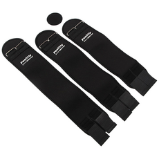 端正姿勢腿部矯正帶組 黑色 L, 4套