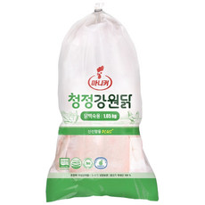 마니커 무항생제 청정강원닭 백숙용생닭 11호 냉장 국내산, 1개, 1.05kg
