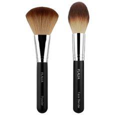 FLALIA 蜜粉刷+暈染刷, 混色, 1組