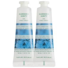 네이처리퍼블릭 핸드 앤 네이처 가드니아 민티 젤 핸드크림, 30ml, 2개