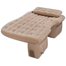 차량용 원터치 에어매트 가성비 자동펌프 공기주입 자동차 뒷좌석 침대 캠핑 차박 엘림온 그레이 (원터치 에어펌프), 베이지, 기본 차종