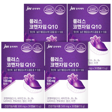 JW중외제약 플러스 코엔자임Q10, 30정, 4개