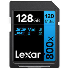 렉사 SD카드 800x 하이퍼포먼스 V30 U3 UHS-I SDXC, 128GB