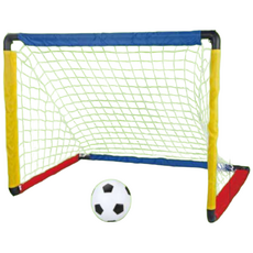 도미노스토리 미니 축구골대 라지사이즈 축구공포함 실내용, 혼합색상