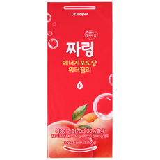 짜링 에너지 포도당 워터젤리 복숭아맛, 2개