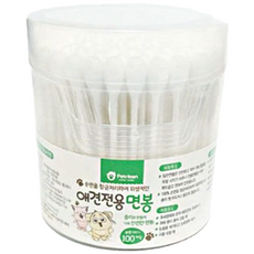 펫크린 애견전용 면봉 100P 1개, 1