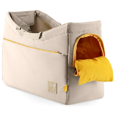 마이플러피 반려동물 이동가방 업백, 베이지, 1개