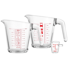 파이렉스 110주년 3P 세트(계량컵 500ml 2P+15ml 1P), 세트, 혼합, 1개