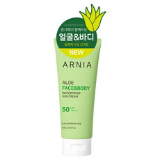 아르니아 알로에 페이스앤 바디 워터프루프 선크림, 120g, 2개