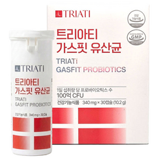 트리아티 가스핏 유산균 덴마크 100억 보장 LGG 가스, 1박스, 30정