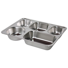 304 스테인레스 깊은홈 스텐식판5칸, 1개