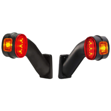 LED 토끼등/뿔등/코끼리등/차폭등/고무등 24V 엑시언트 프리마 트라고 단품 1개 좌 우 [화물차 대형트럭 특장차 윙바디 탑차 추레라 샷시] [26550], 운전석