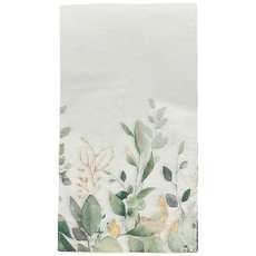 오릴리 파티 플라워 디자인 종이 냅킨 올리브 그린 3종, L 40cm 20매입, 1개