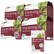 보뚜 유기농 레드비트즙 100, 2.7L, 4개