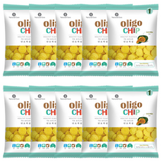 네츄럴코어 강아지 올리고칩 간식, 단호박, 45g, 10개