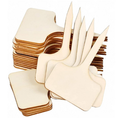 다스몰 우드 식물이름표 화분픽 식물라벨 네임픽 화분팻말, 우드(DM), 40개