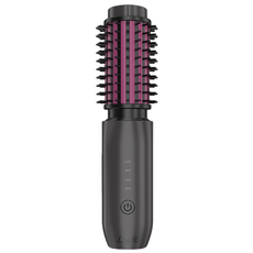 Leeko 무선 빗고데기/ 스타일러 볼륨 고데기 / 충전식 4단 온도조절 웨이브 고데기/ 헤어 매직기 /미니 여행용 봉고데기/ 앞머리 고데기, k-102, 블랙로즈