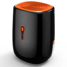 RichMagic 제습기 미니 가정용 무음 제습기 지하실 침실 제습기 흡습기 건조기, 블랙, 블랙