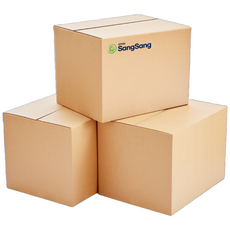 상자세상 알뜰형 TLB 택배박스 가로규격 100~ 500mm, 25개, 연한 갈색