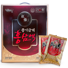 6년근 풍기 홍삼액, 60개, 100ml