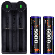 21700 배터리 2개 2구 충전기 1개 세트 C타입 5000mAh 몬스터파워