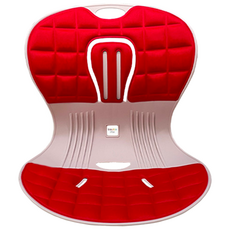 트러블체어 자세교정 좌식의자 허리건강 등받이 의자 행사, 레드 1개, 1개