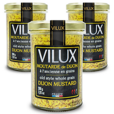 프랑스산 당근라페 저당 홀그레인 머스타드, 3개, 200g
