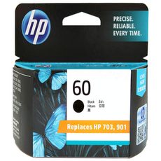 HP 정품잉크 NO.703, 블랙, 1개