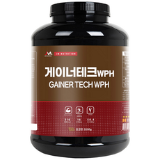 진명뉴트리션 게이너 테크 WPH 3.2kg 단백질 쉐이크 체중증가 헬스 보충제, 1개