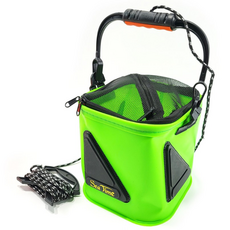 씨타임 EVA 하드 접이식 두레박 20L 22L 24L 대용량 들통 물통 미끼통, 씨타임 EVA 두레박20L 그린