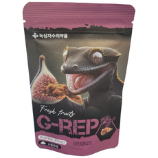 녹십자 지렙 G-REP 무화과맛 슈퍼푸드 게코 사료 사은품증정, 1개, 52g 1개, 52g