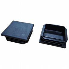 60 x 60 사각 PVC캡 파이프캡 각관캡 엔드캡 (10개 묶음상품), 검정, 10개