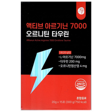 올바른건강식품 액티브 아르기닌 7000 오르니틴 타우린 15p, 300g, 1개