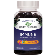 네이쳐스웨이 삼부커스 엘더베리 감기 독감 면역력 지원 구미 젤리 어린이 키즈 캐나다 직구, 1개, 60정