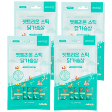 펫트리온 스틱 강아지 고양이 간식 4p, 닭, 50g, 4개