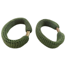 밀가드 신형 군용 일체형 통고무링, 2개, 국방색