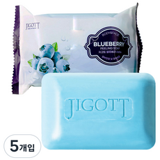 지고트 블루베리 때비누 향기로운 목욕 바디워시, 150g, 5개입