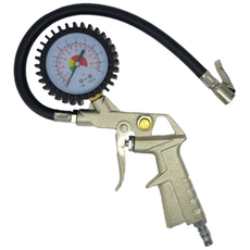 타이어 공기주입기 에어게이지 컴프레셔 에어 자동차, 혼합색상, 1개