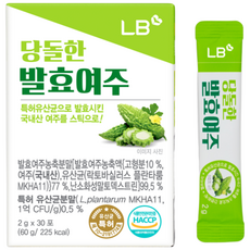 엘비 당돌한 발효 여주 30포, 60g, 1박스