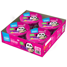 푸디버디 하양라면 컵, 80g, 4개