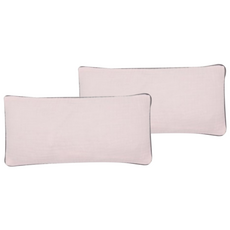 ahtty blanc 孩童用枕套 2入+蕎麥枕芯, 粉色